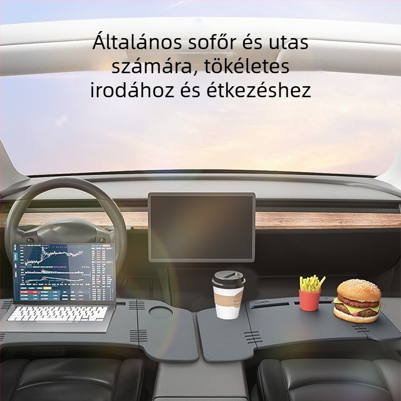 Autóba szerelt összecsukható asztal, kompatibilis a Tesla Ideal New Energy-vel, Modell i7-1260p, logónyomtatás elérhető, testreszabható