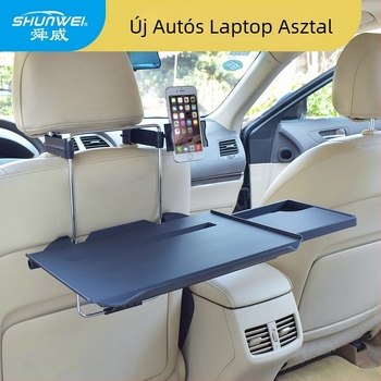 Hátsó üléshez autóasztal, összecsukható laptop asztal, modell Sd-1518, márka Shunwei, műanyag