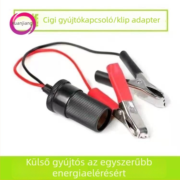 Wandering Star Autó akkumulátor klipsz gyújtódugó konverter — rézbevonatú alumínium, testreszabható