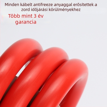 Gépjármű akkumulátor indítókábel, tiszta réz, 1500A, sárkánycsipesz