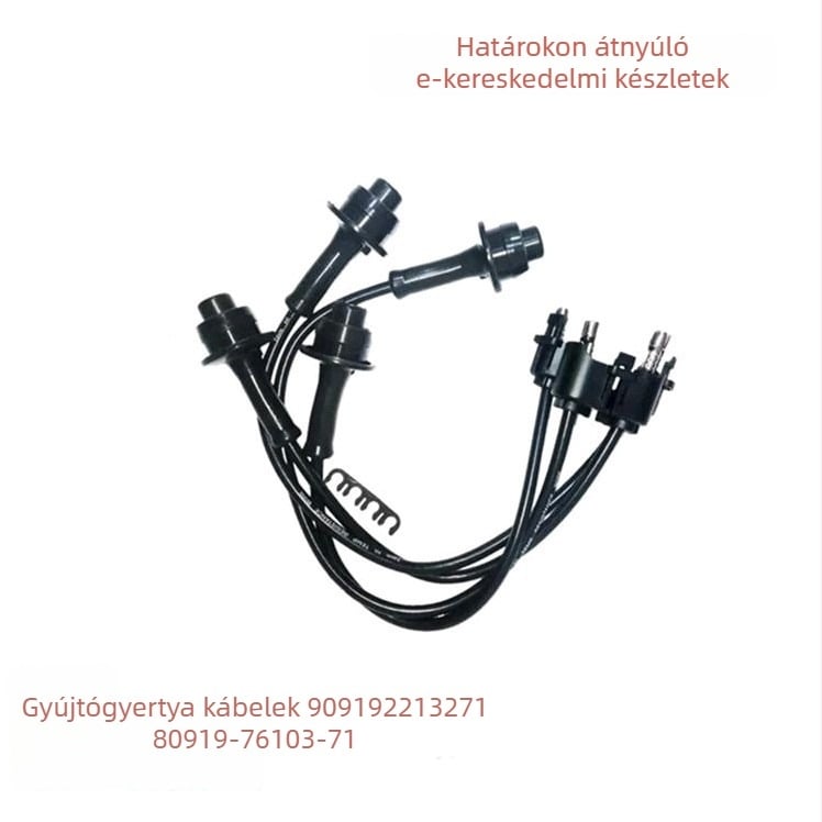 Wandeli gyújtókábel Toyota villás targoncához, 4Y motor, 5FG20, modell 80919-76102-71, testreszabás elérhető