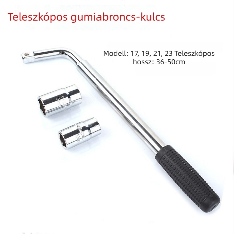 Autó gumi teleszkópos kulcsa – eszköz a gumicseréhez