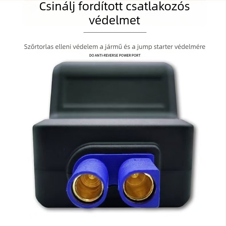 Autómentő indító akkumulátor-kapcsok 600A – okos csipesz, aligátorcsipesz, rövidzárlat elleni védelem