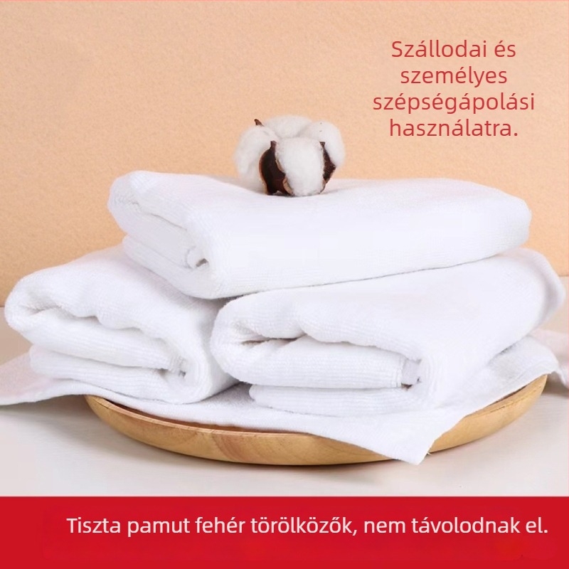 Arcmelegítő törölköző, 100% pamut, 50–80 g, 14 szálas fonal, szállodai és szépségszalon használatra
