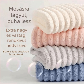 Mikrofonoszál Corduroy törölköző arcra és testre, nedvszívó és könnyű 50 g alatt, 150d szál, nyomtatás/Plain weave, testreszabható