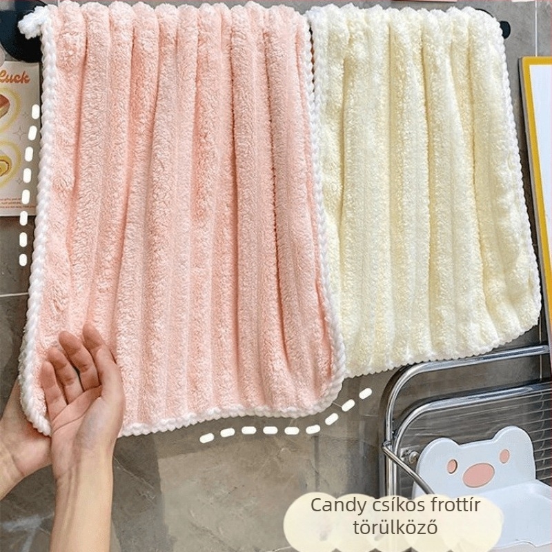 Mikrofonoszál Corduroy törölköző arcra és testre, nedvszívó és könnyű 50 g alatt, 150d szál, nyomtatás/Plain weave, testreszabható