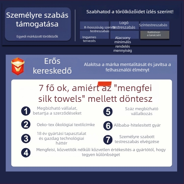 Személyre szabott strand- és fürdő törölköző, jacquard szövésű, 100% pamut, Meng feisi