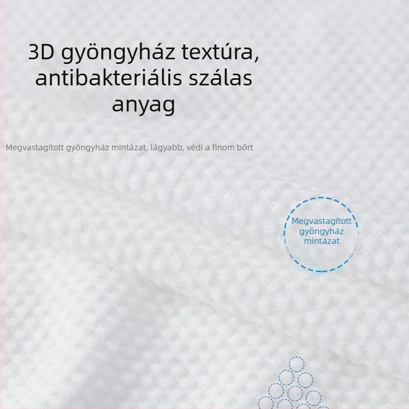 Egyszer használatos fürdőtörölköző növényi rostokból, egyenként csomagolt, jacquard feldolgozás, hordozható utazási törölköző szállodai használatra, nedvszívósság 26-30 s