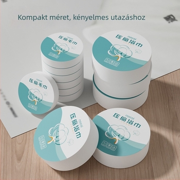 Sűrített fürdőlepedő, egyszer használatos törölköző, egyedi csomagolás, vastagabb arctörölköző, hotel- és utazási kellékek