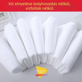 Sütéshez tervezett fehér konyhai törölköző, nedvszívó, szálmentes, négyzet alakú kéztörlő