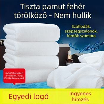 Szállodai és szépségszalon törölköző, poliészter, 100D szál, sima szövés, vastag és nedvszívó
