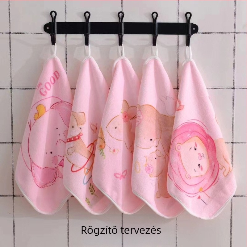 Négyzet alakú törölköző – ultra vékony rost, 400 GSM, egyes szál, logó nyomtatás, nedvszívás 5–10 mp