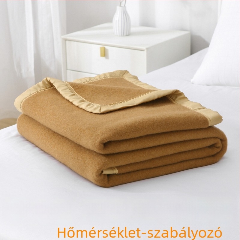 Gyapjú-kasmír pléd, hotel-stílus, négy évszakos használat, súly 500–800 g, nedvességálló, testreszabható feldolgozás