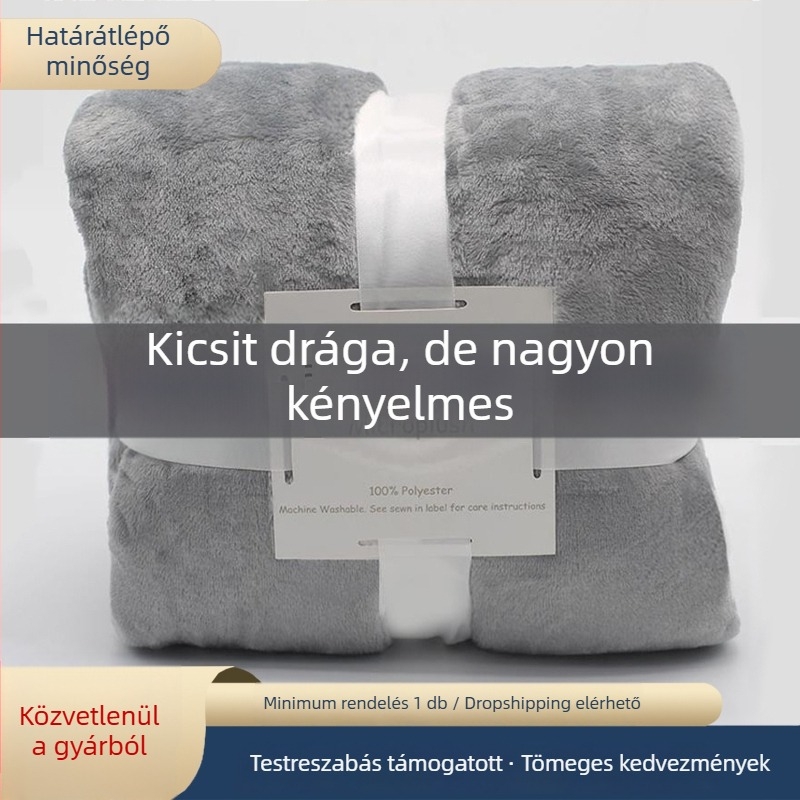 Irodai pihenőtakaró korall-flanelből, nyári vékony pléd
