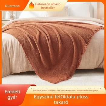 Kötött takaró - akril, 500-799 g, Minta: Egyszerű, Skandináv stílus, Minden évszakra