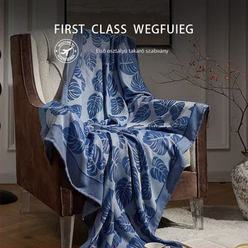 Repülőgép-takaró csíkos mintával, poliészter, 500–799 g, modern minimalista stílus.