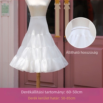 Lolita Bustle Extension – csont nélküli bustle, Crystal Gauze anyag, állítható, felnőtteknek