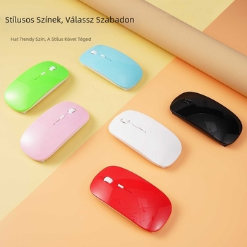 Vezeték nélküli egér 2.4G + Bluetooth, 1600 DPI, USB interfész, 4 gomb