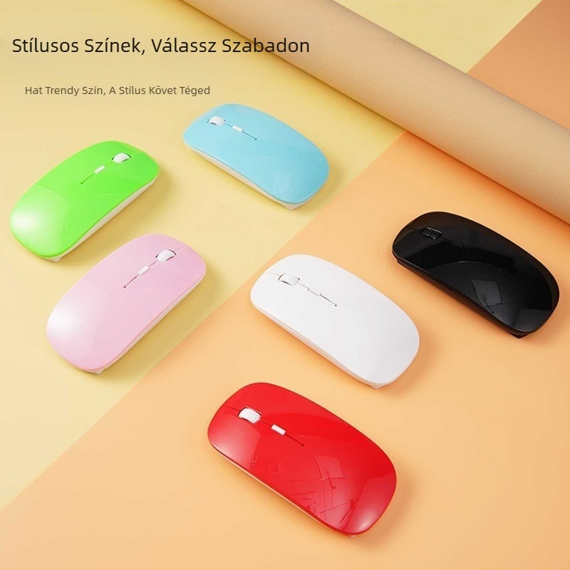 Vezeték nélküli egér 2.4G + Bluetooth, 1600 DPI, USB interfész, 4 gomb