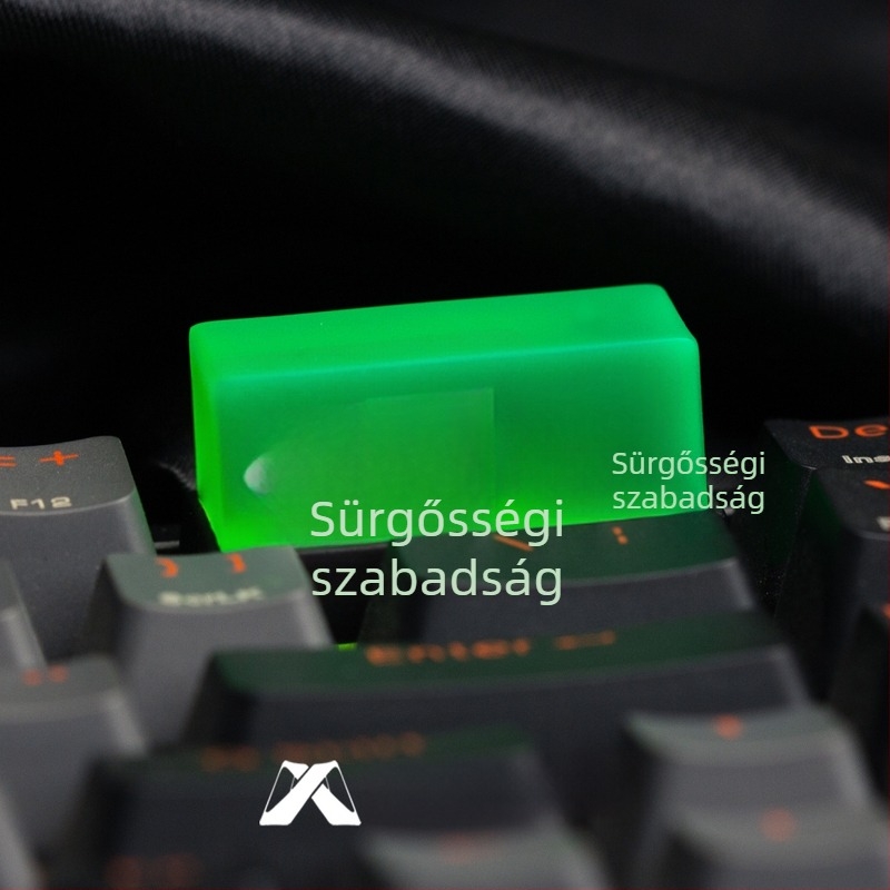 Személyre szabott, átlátszó műgyanta billentyűsapka mechanikus billentyuzethez, háttérvilágítás nélkül
