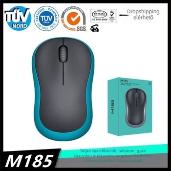 M185/M186 vezeték nélküli egér, ergonomikus, játékra és irodába, asztali PC és noteszgéphez