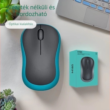 M185/M186 vezeték nélküli egér, ergonomikus, játékra és irodába, asztali PC és noteszgéphez