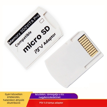TF-kártya adapter PSV Vita 1000/2000 – memória kártya tartó, verzió 5.0