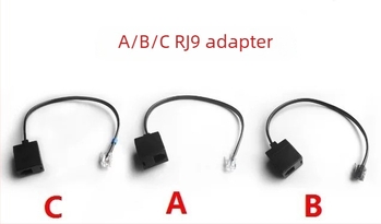 RJ9-es telefon headsethez adaptáló kábel, hangkimenet, CM108 chip