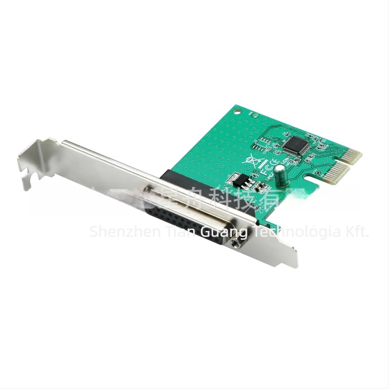 PCIe adapterkártya nyomtatóhoz, párhuzamos interfész, 25-pin