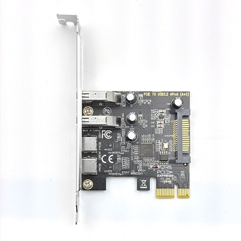 PCIe USB 3.0 Type-C adapterkártya asztali számítógéphez, NEC chipset, USB 3.0 interfész