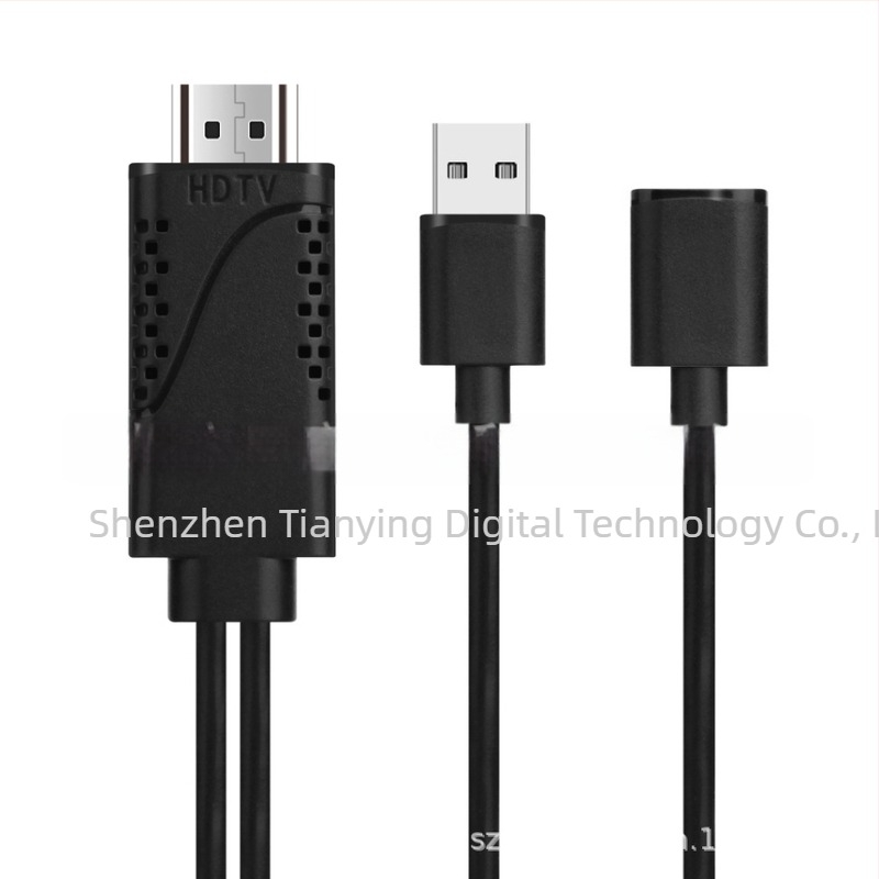 HDMI adapterkábel telefonról HDTV-re, modell 75662 S, 1920x1080p