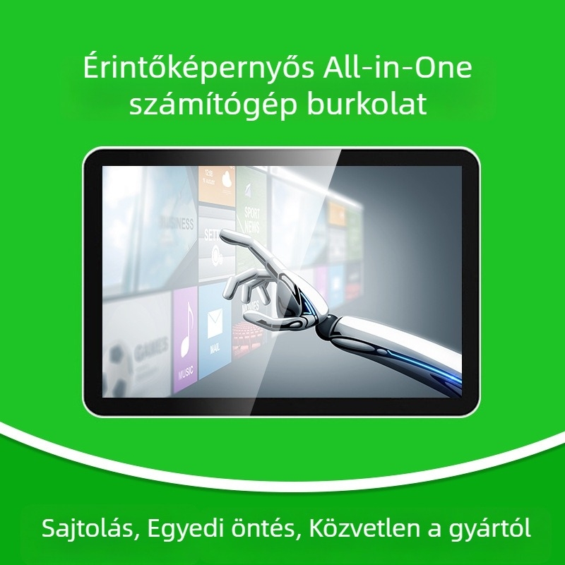 Műanyag burkolat ipari érintőképernyős All-In-One számítógéphez, modell 156, OEM elérhető