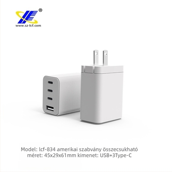 LCF PD90W Gyors Töltésű Telefon Tok (Természetes Gumi, Töltő Tok)