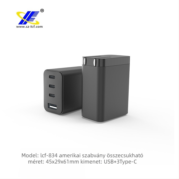 LCF PD90W Gyors Töltésű Telefon Tok (Természetes Gumi, Töltő Tok)