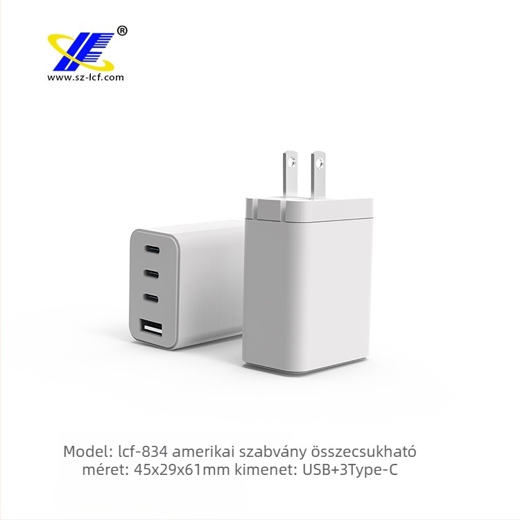 LCF PD90W Gyors Töltésű Telefon Tok (Természetes Gumi, Töltő Tok)