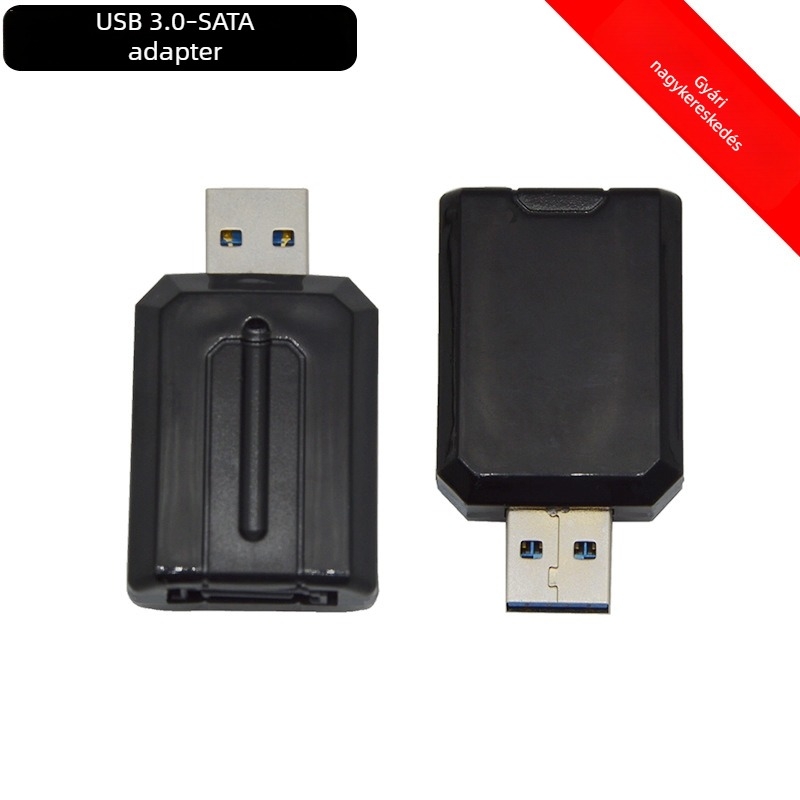 USB 3.0-tól SATA-ig adapter, SATA III 6Gbps, USB 3.0 interfész, külső tápegység nélkül, modell CH-325U3