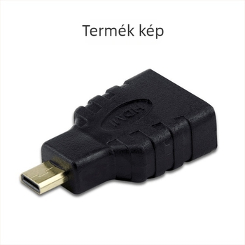 Joist Micro HDMI to HDMI adapter, mini konverter kábel digitális eszközökhöz, réz huzal, aranyozott, 1–10 cm hosszú