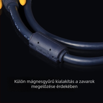 VGA 3+6-drót HD adatkábel monitorhoz/projektorhoz, réz, 1,5 m