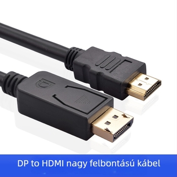 DisplayPort–HDMI kábel, 1,8 m, videó felbontású számítógép-monitorhoz