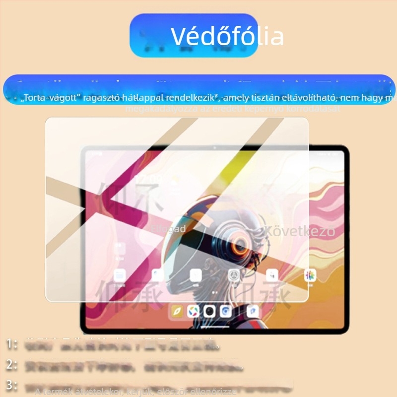 Cube Ultra Pad tabletához 13 hüvelykes kijelzővédő fólia