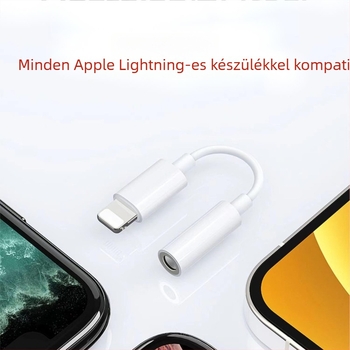 Apple Lightning audió adapter kábel — Core material: silver-plated copper wire; Wire material: oxygen-free copper; Craft: silver plating; Processing mode: OEM; Brand: Xinxianglian