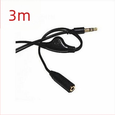 3,5 mm-es inline hangerőszabályzó konverterkábellel fülhallgatókhoz és hangszórókhoz