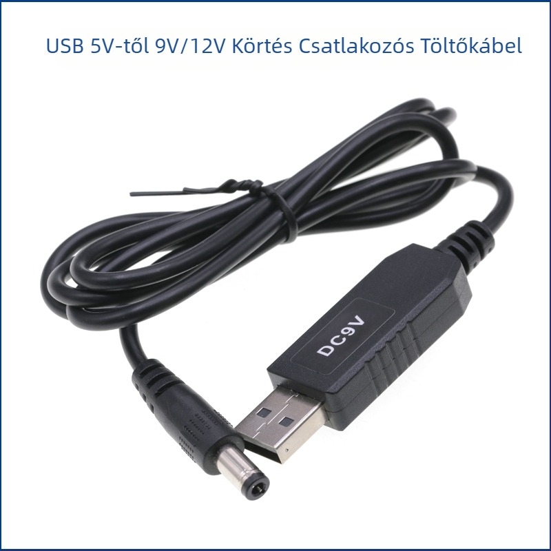 Fraser yufa USB lítiumakkumulátor töltő 5V-21V boost kábel, DC interfész, USB adapterkábel