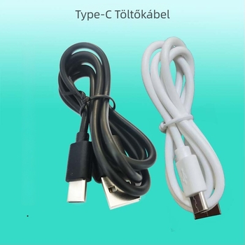 Type-C USB töltőkábel, tiszta réz vezető, kétmagos dizájn, kompatibil Type-C töltőeszközökkel