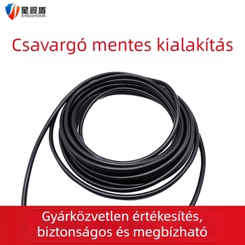 Tiszta rézből készült DC tápcsatlakozó hosszabbító kábel a Fluorite kamerához, 5V–12V, 3-pontos csatlakozó, szilikon-PVC burkolat