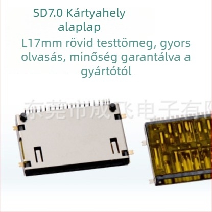 Micro SD7.0 kártyatartó lap digitális kamerákhoz és laptopokhoz — Modell SIM 8p, Szigetelőanyag: LCP