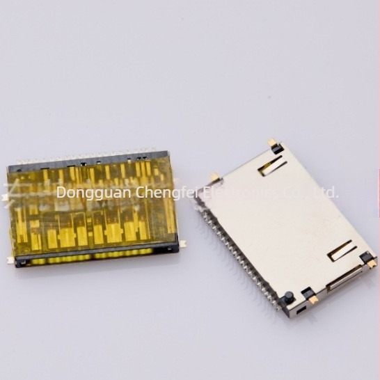 Micro SD7.0 kártyatartó lap digitális kamerákhoz és laptopokhoz — Modell SIM 8p, Szigetelőanyag: LCP