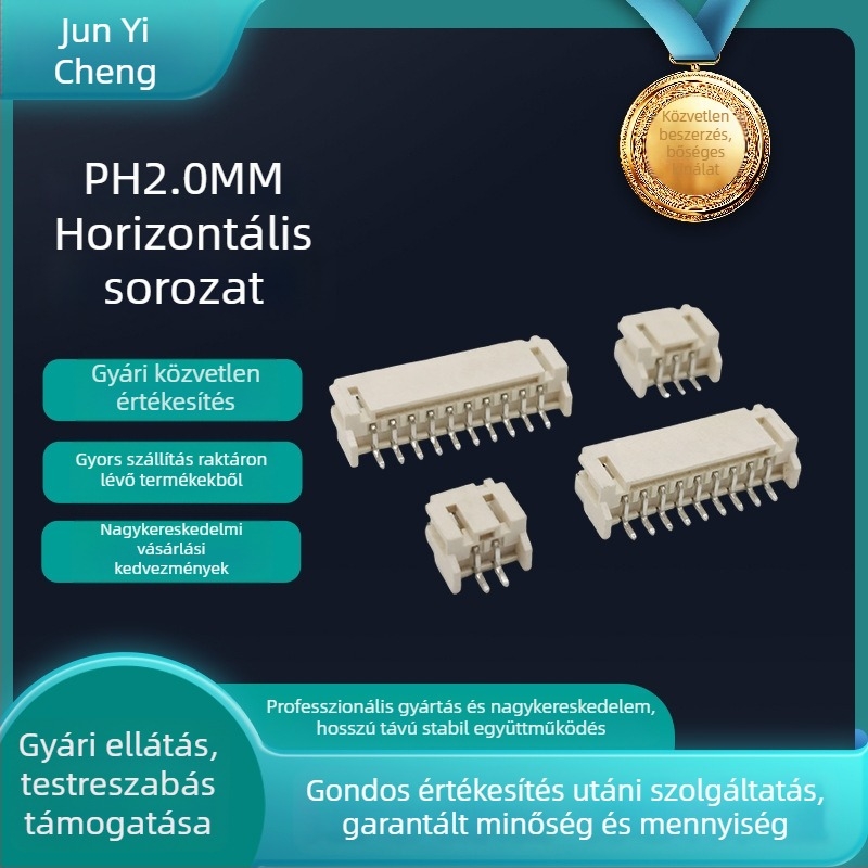 Junyicheng Electronics PH2.0mm horizont SMT aljzat csatlakozó