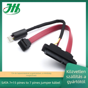 SATA 7+15P–7P kész kábel, merevlemez-kiegészítő kábel, grafikus kártya tápcsatlakozó