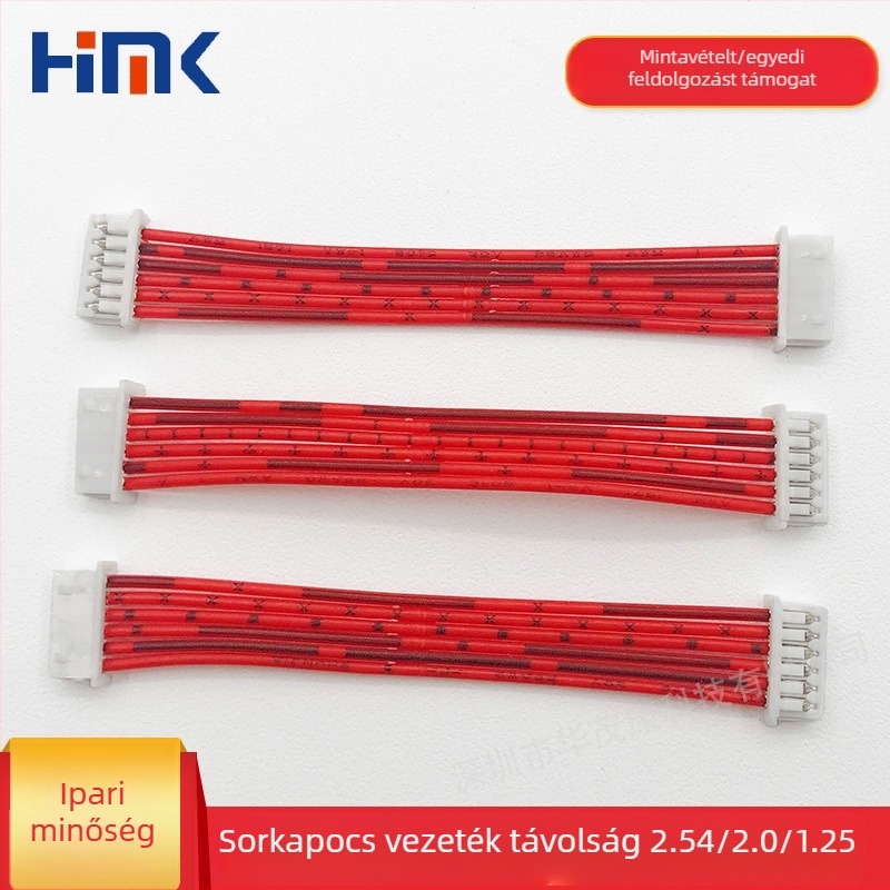 1571 Red Row Elektromos vezeték, 2.54/2.0/1.25-es lépésköz, párhuzamos hangfal terminál vezeték